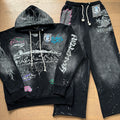 Hellstar Sweat Pants Hoodie Combo