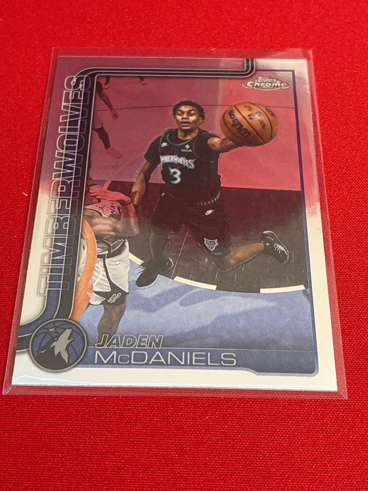 2025-26 Topps Chrome Update #126 Jaden McDaniels
