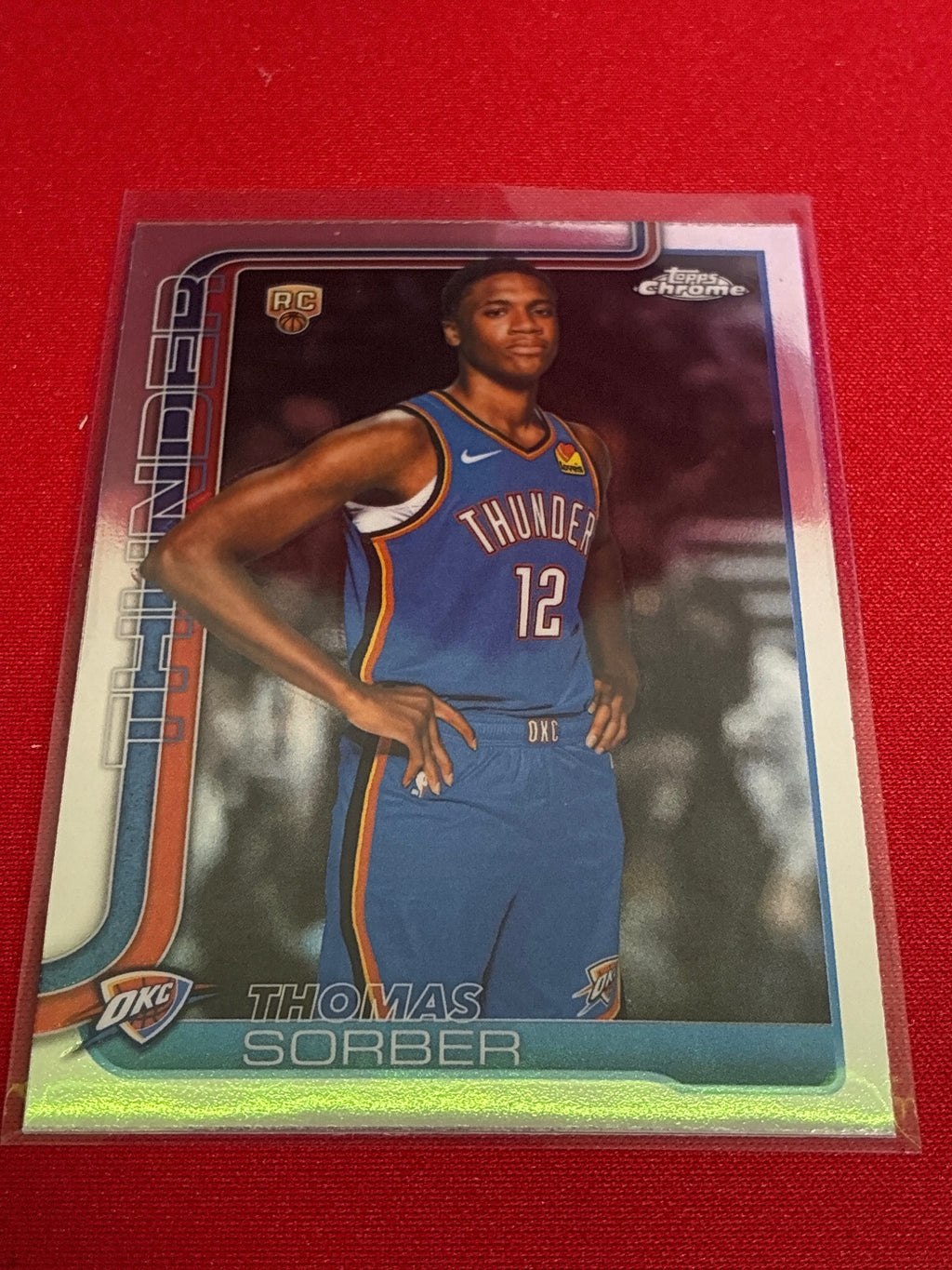 2025-26 Topps Chrome Update #165 Thomas Sorber