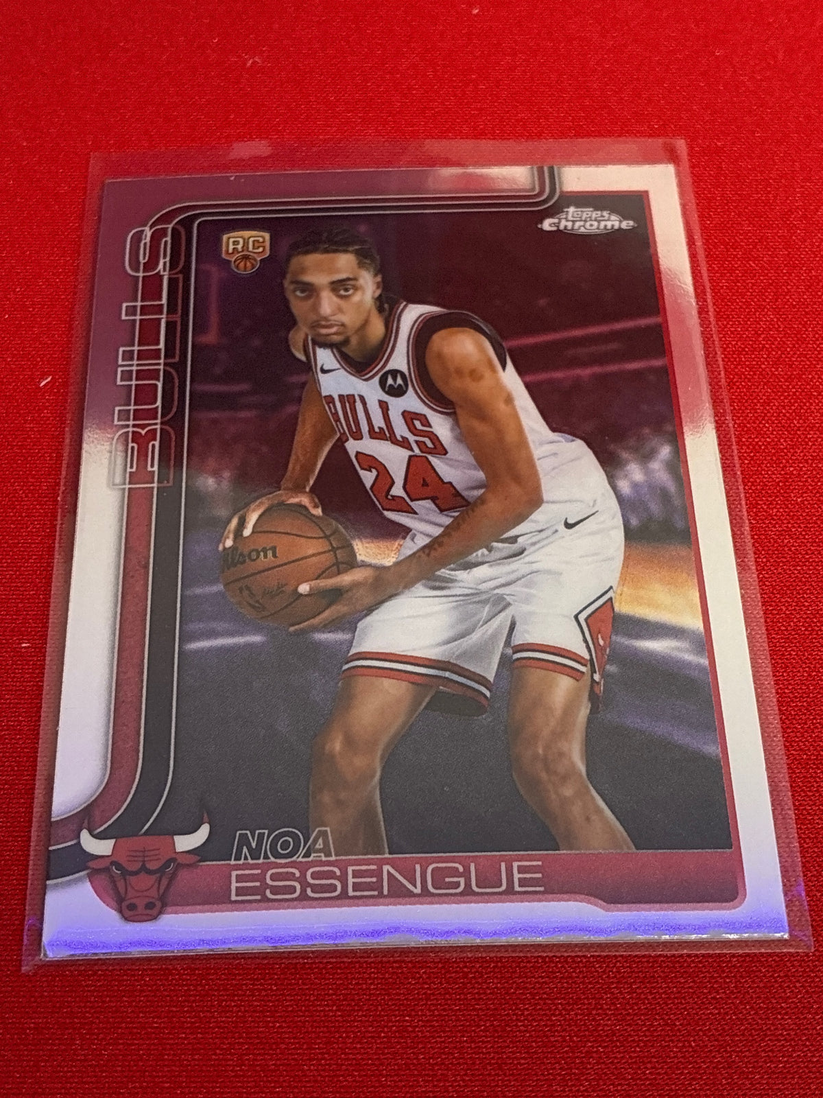 2025-26 Topps Chrome Update #162 Noa Essengue