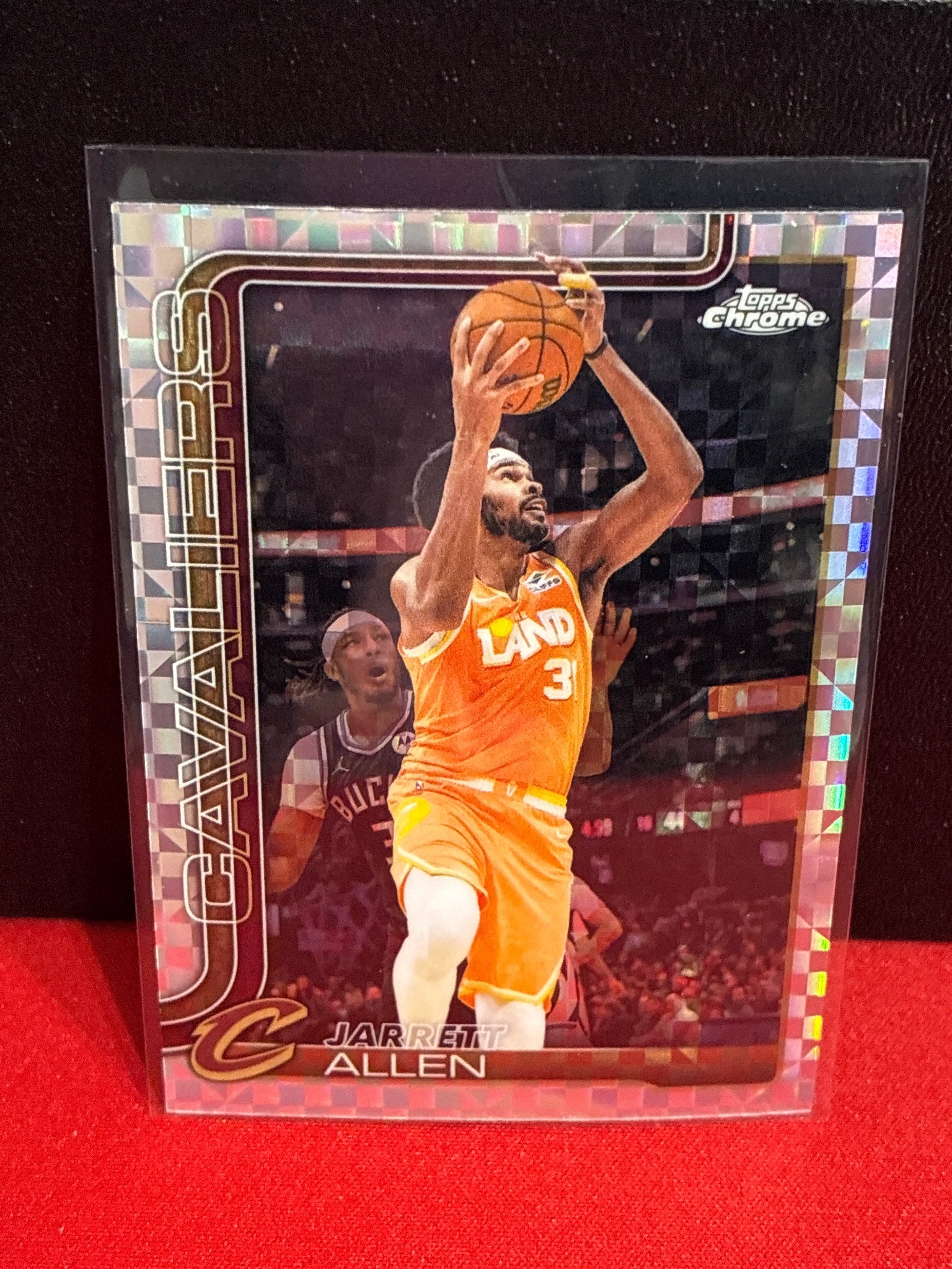 2025-26 Topps Chrome Update #57 Jarrett Allen X-Fractor