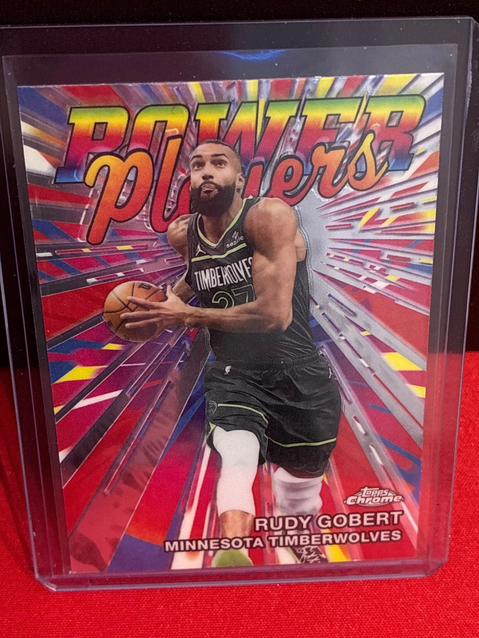 2025-26 Topps Chrome Update #PP-4 Rudy Gobert Power Players