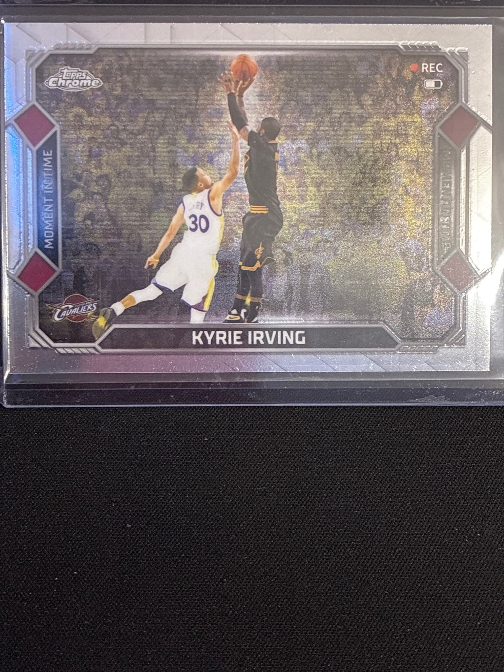 2025-26 Topps Chrome Update #MT-15 Kyrie Irving Moment In Time Refractor