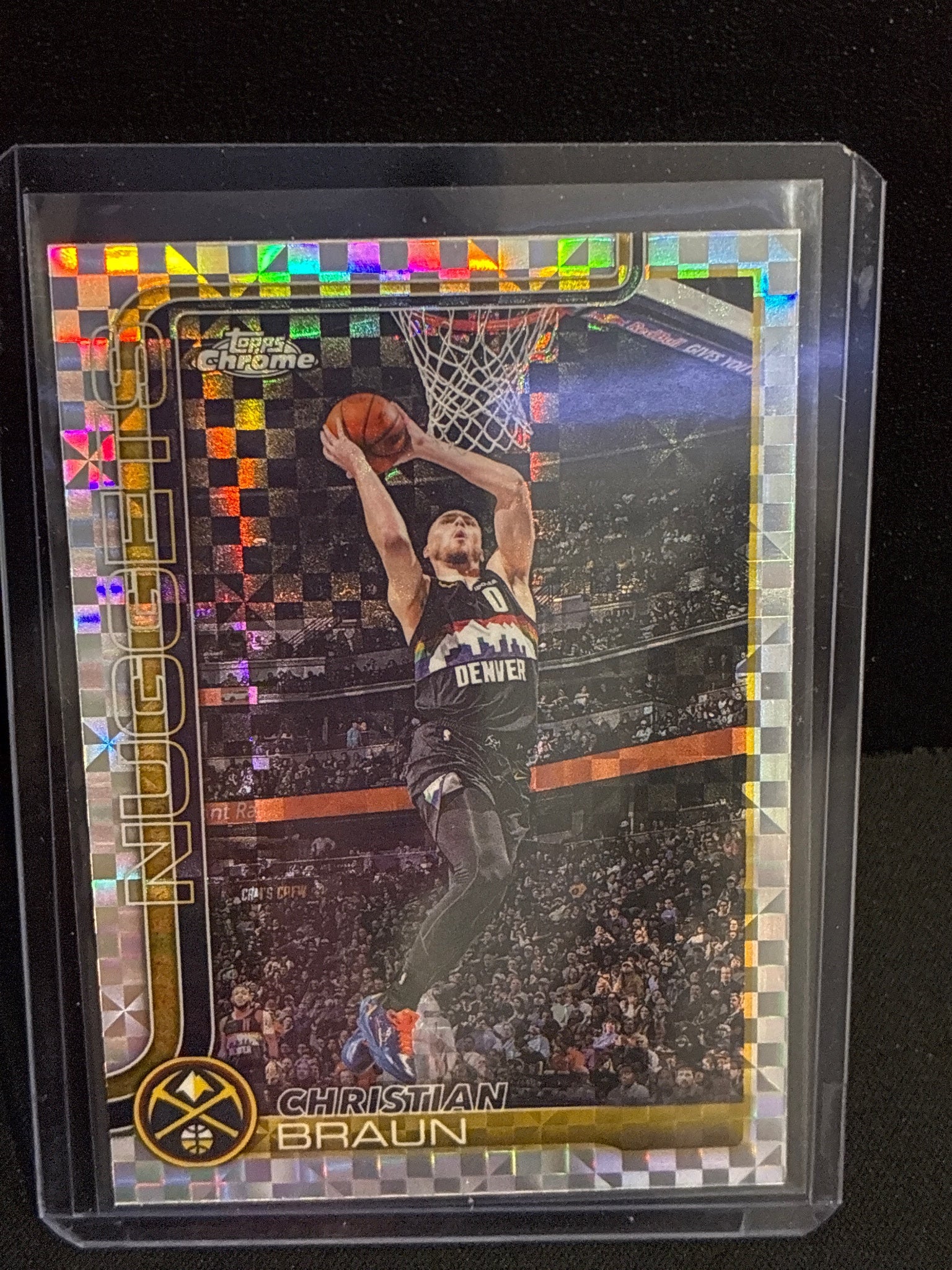 2025-26 Topps Chrome Update #115 Christian Braun Refractor