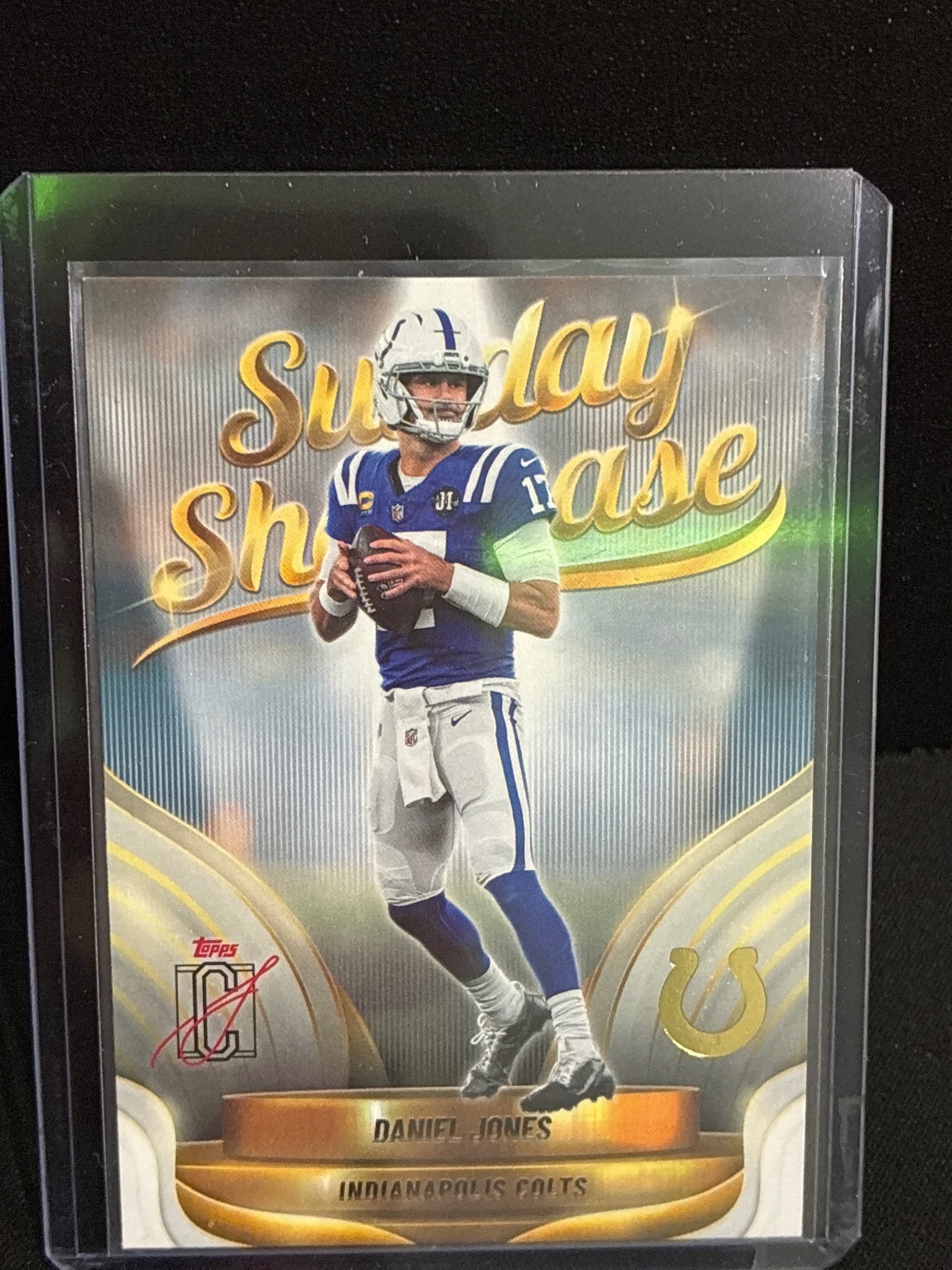 2025 Topps Signature Class #SS-24 Daniel Jones Sunday Showcase