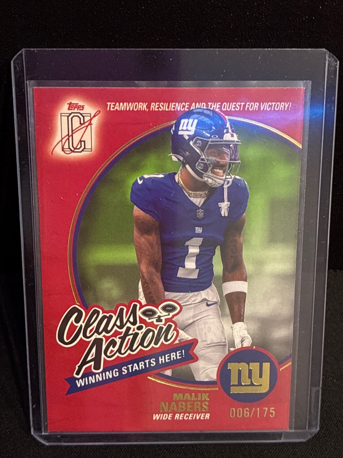 2024 Topps Signature Class #GA-6 Malik Nabers
