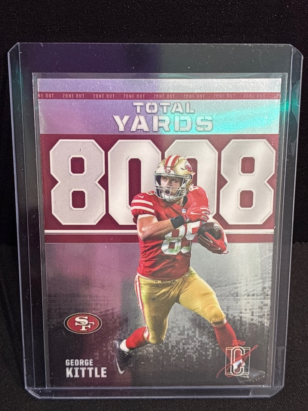 2025 Topps Signature Class #ZO-23 George Kittle Zone Out