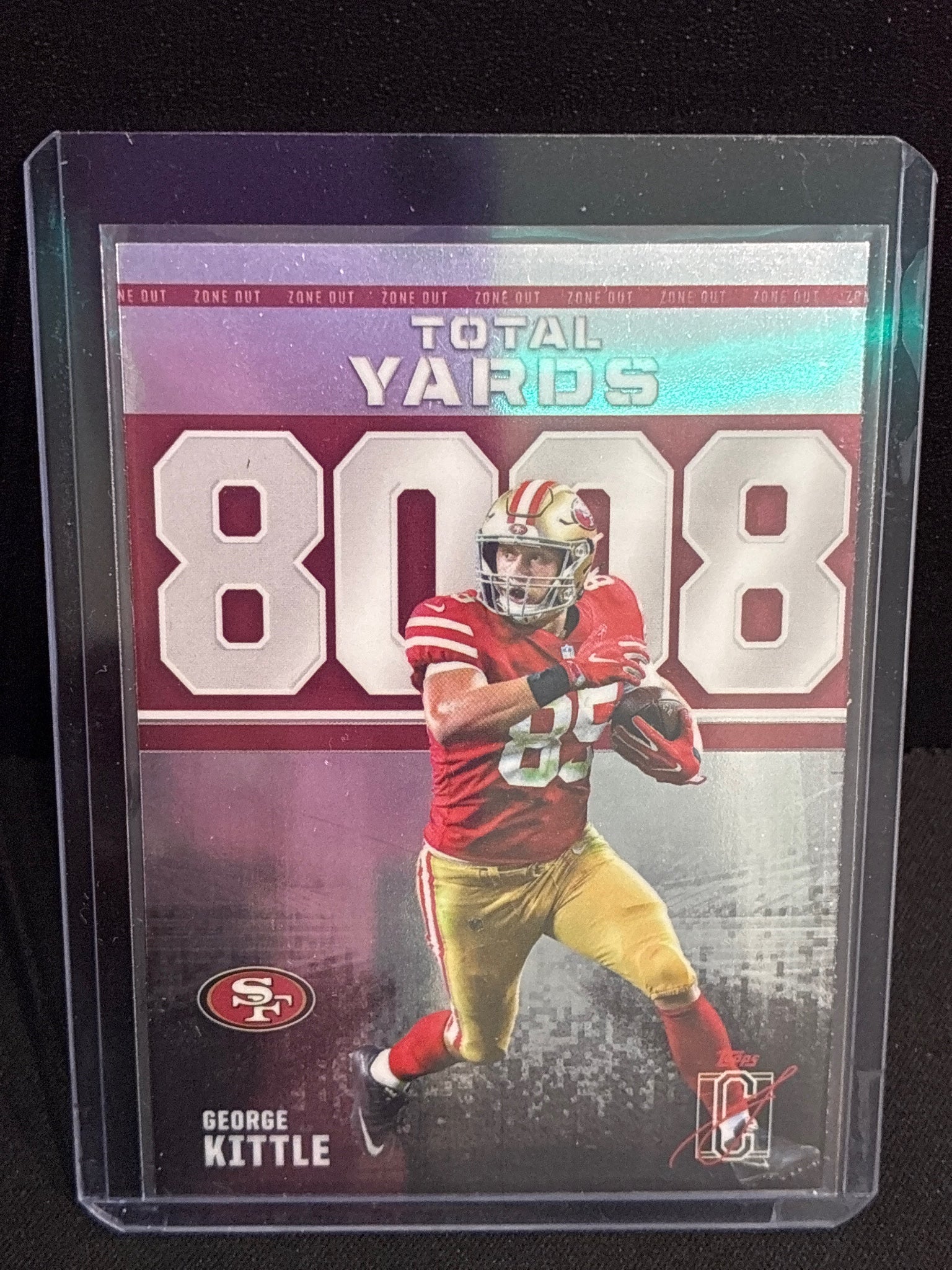 2025 Topps Signature Class #ZO-23 George Kittle Zone Out