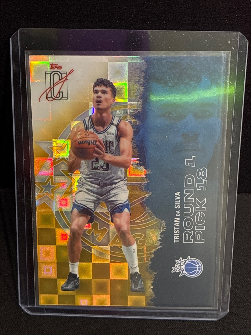 2025-26 Topps Signature Class #43 Tristan da Silva Chrome Refractors