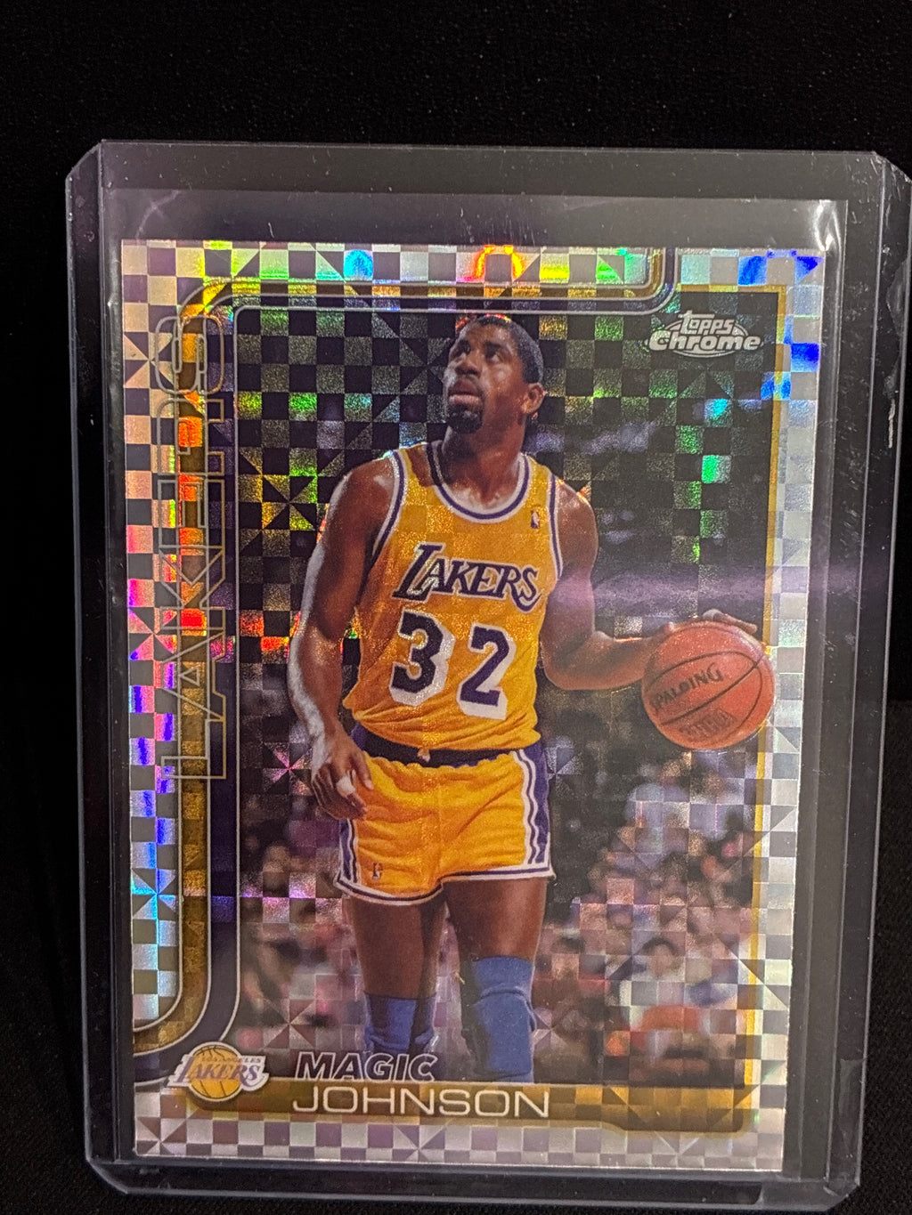 2025-26 Topps Chrome Update #149 Magic Johnson Refractor