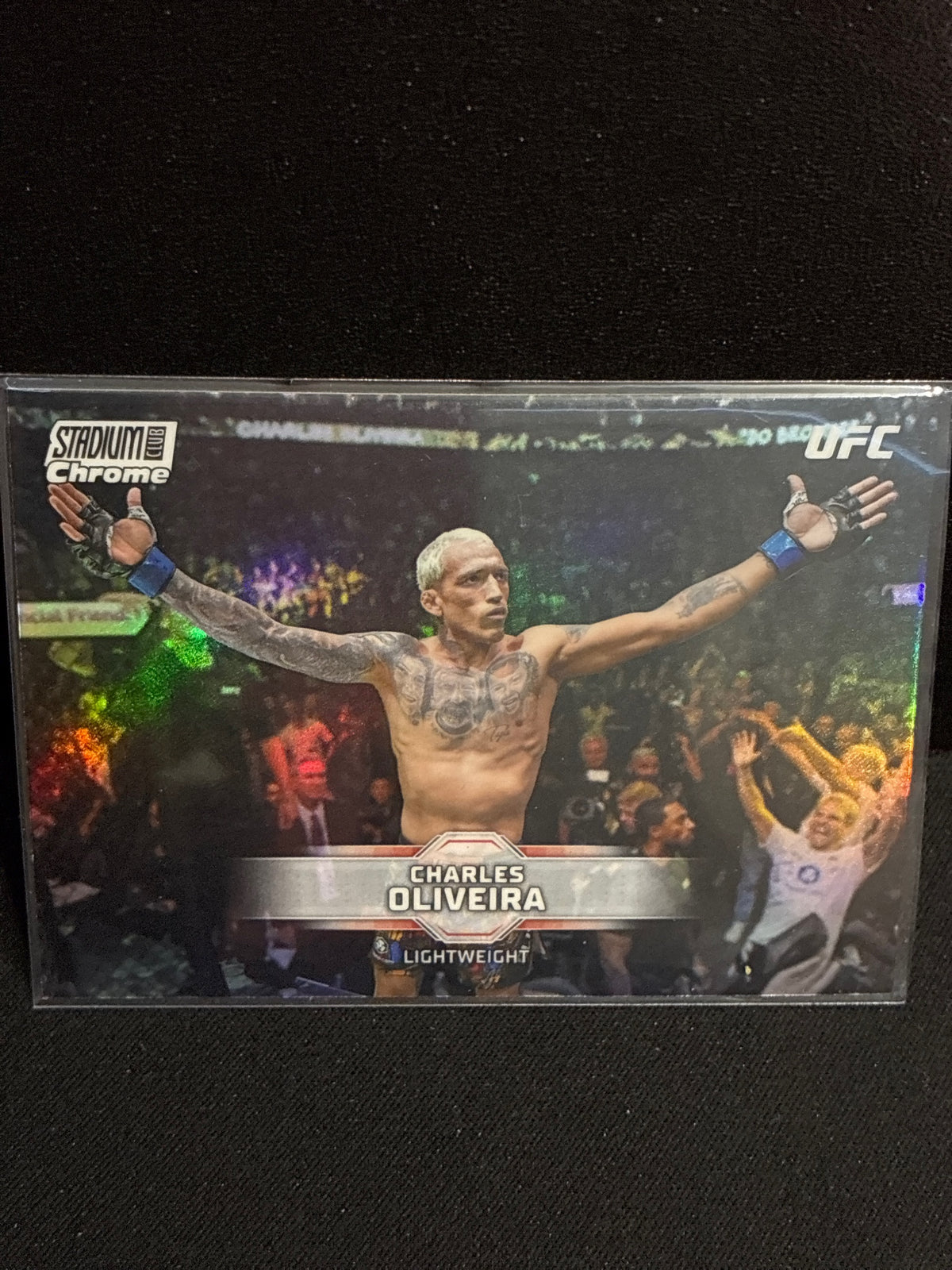 2026 Stadium Club UFC CB-45 Charles Oliveira Base Chrome